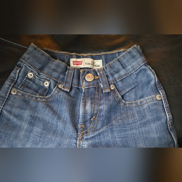 Levi's kids 514 Blue Jeans slim/straight sz4T - Picture 3 of 9